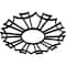 Ekena Millwork Augustus Architectural Grade PVC Pierced Ceiling Medallion, Black, 20"OD x 7"ID x 1/2"P CMPP20AUSBL - alternate 4